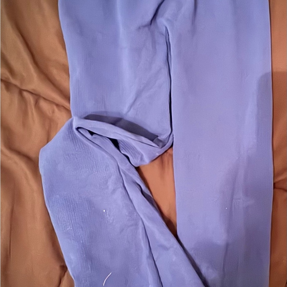 Blue Leggings NVGTN medium ribbed wide leg
